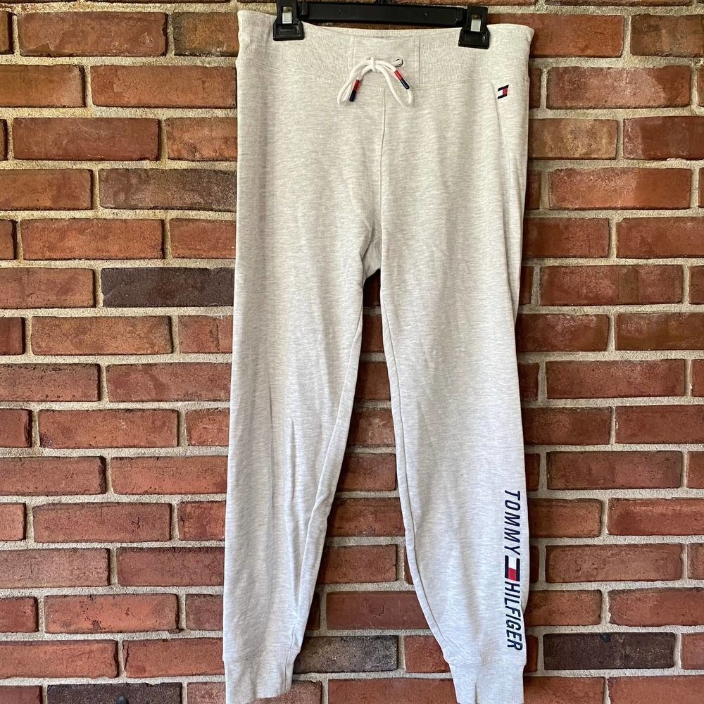 Tommy Hilfiger Embroidered Logo Joggers Gray